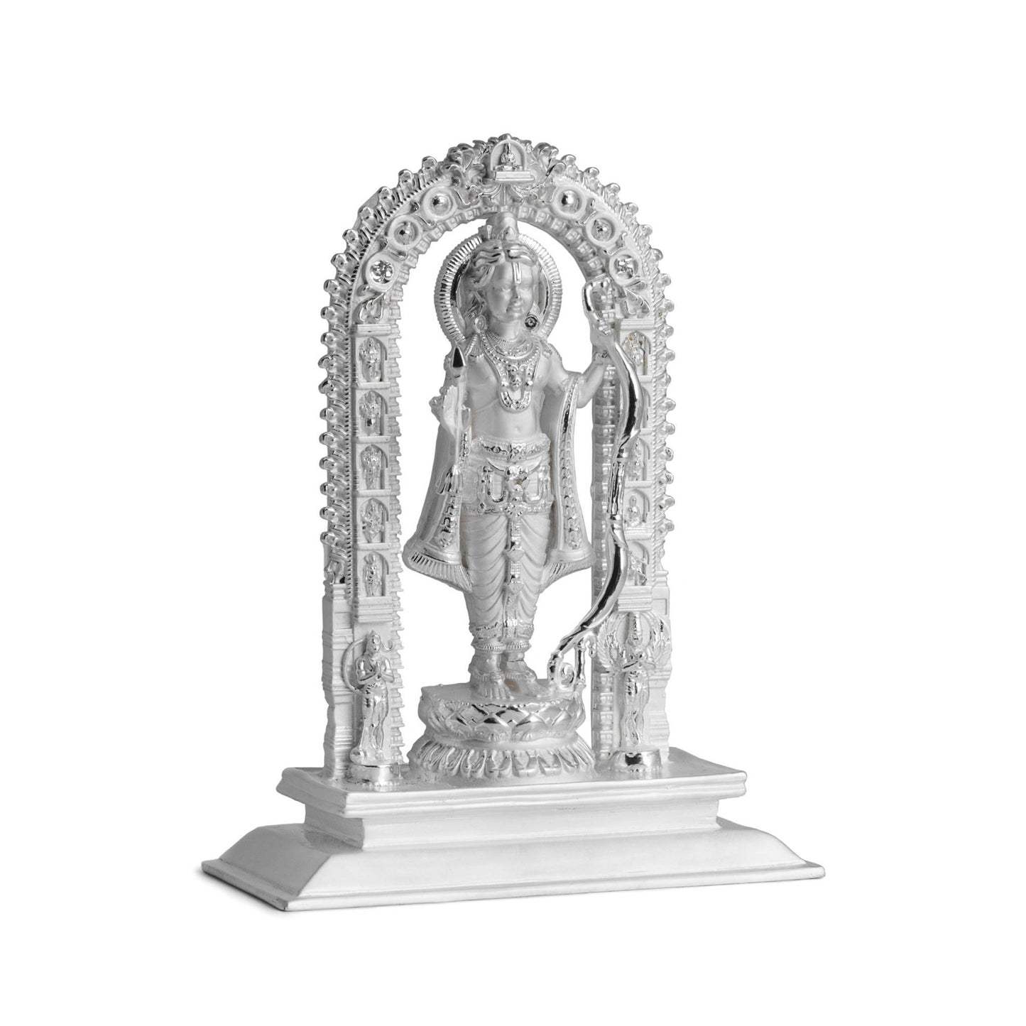 999 Silver Mixed Finish Ram Lalla