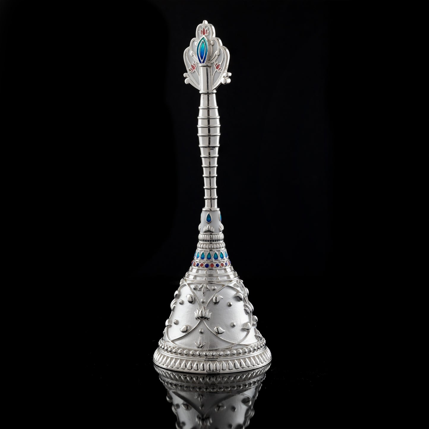 925 Silver High Polished Pichvai Bell