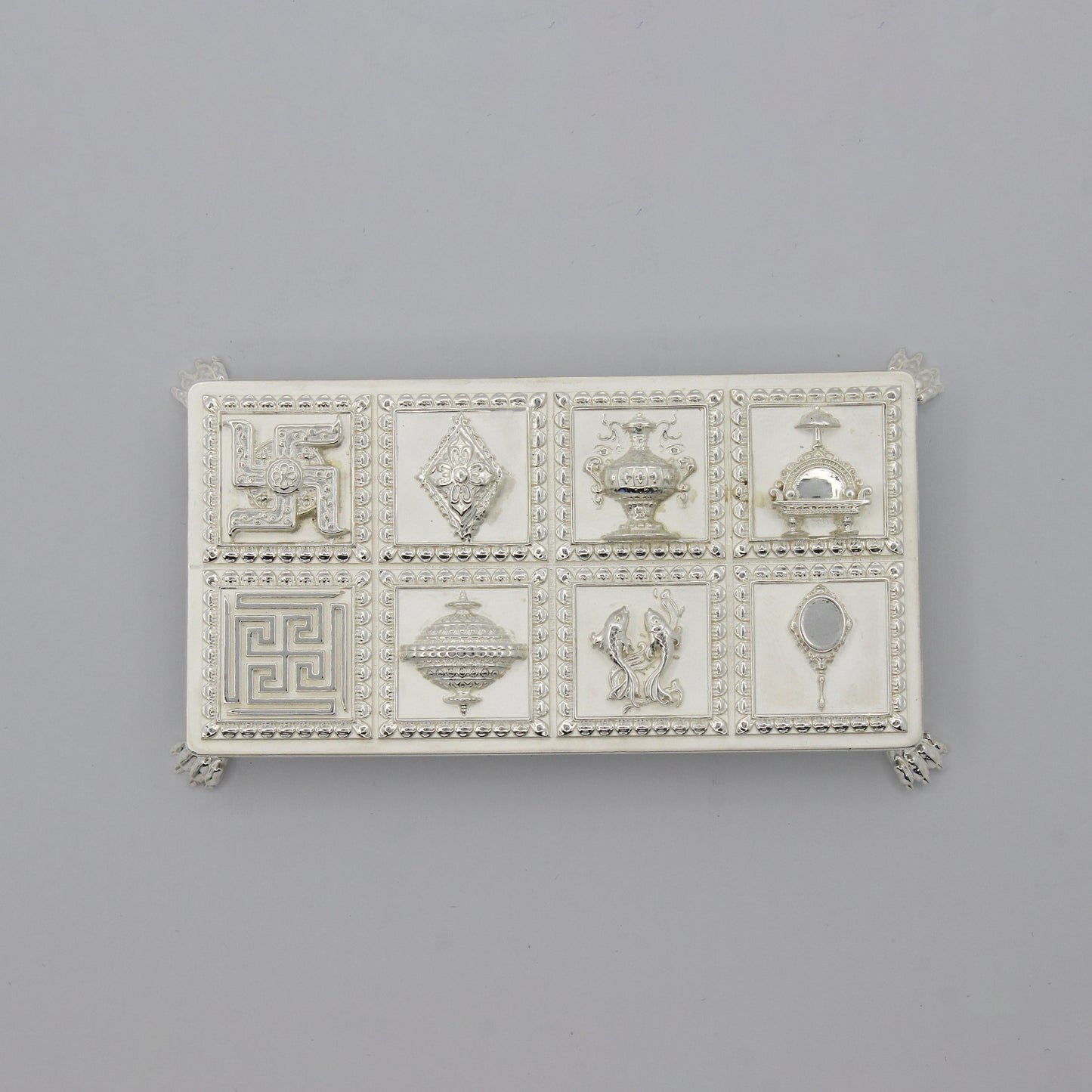 925 Silver Mixed Finish Ashtamangal