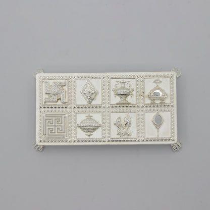 925 Silver Mixed Finish Ashtamangal