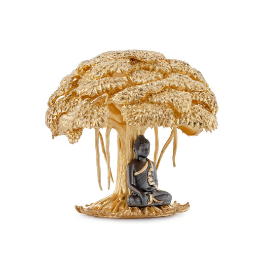 925 Silver Mixed Finish Bodhi Tree