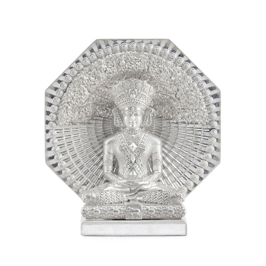 999 Silver Mixed Finish Mahavir Coin