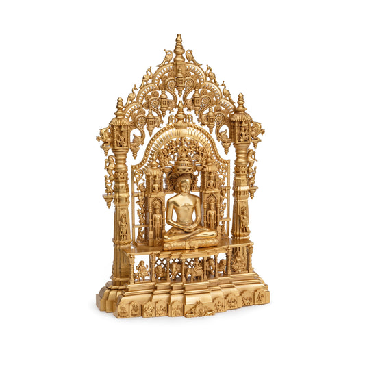 Brass High Polished Panch Tirth