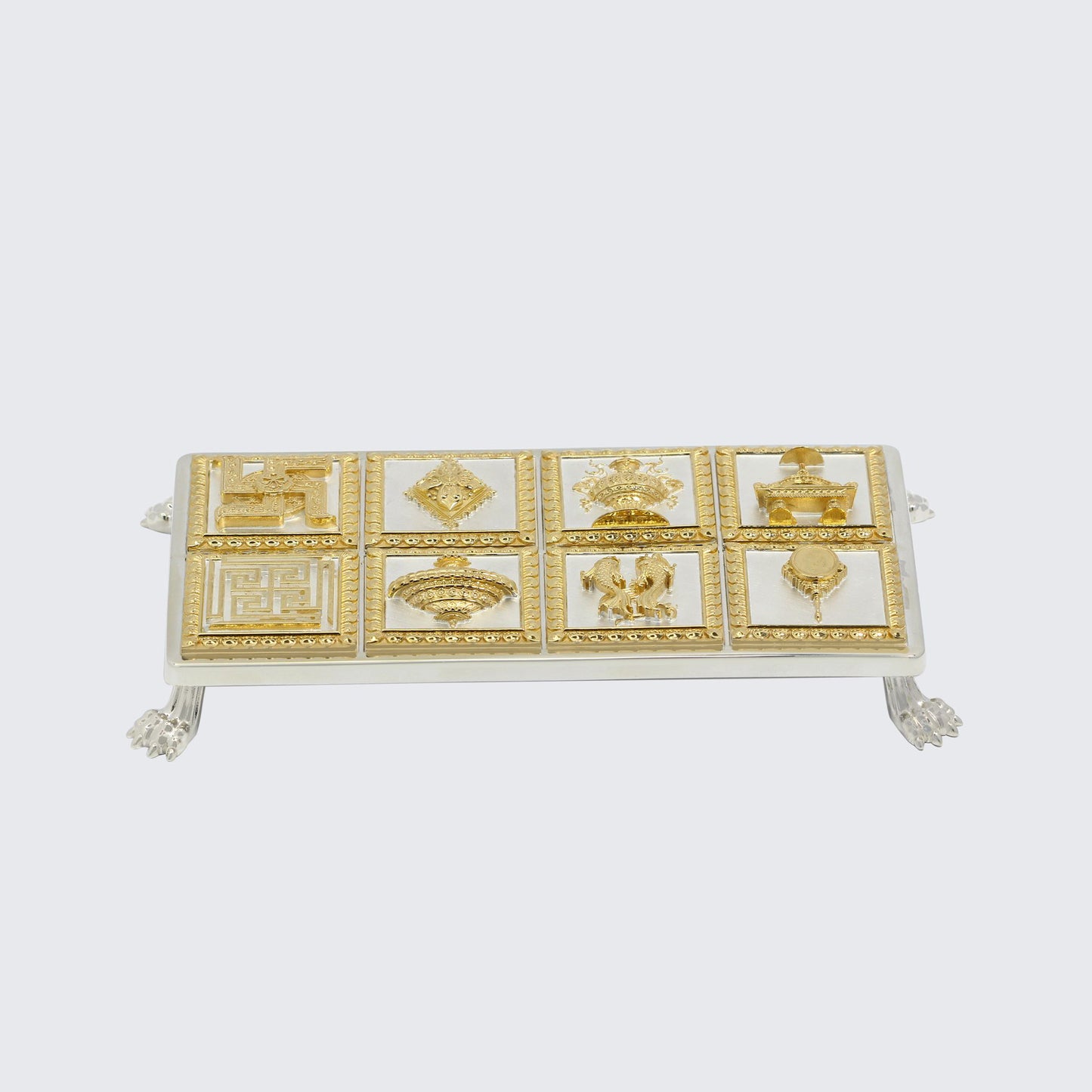 925 Silver Mixed Finish Ashtamangal