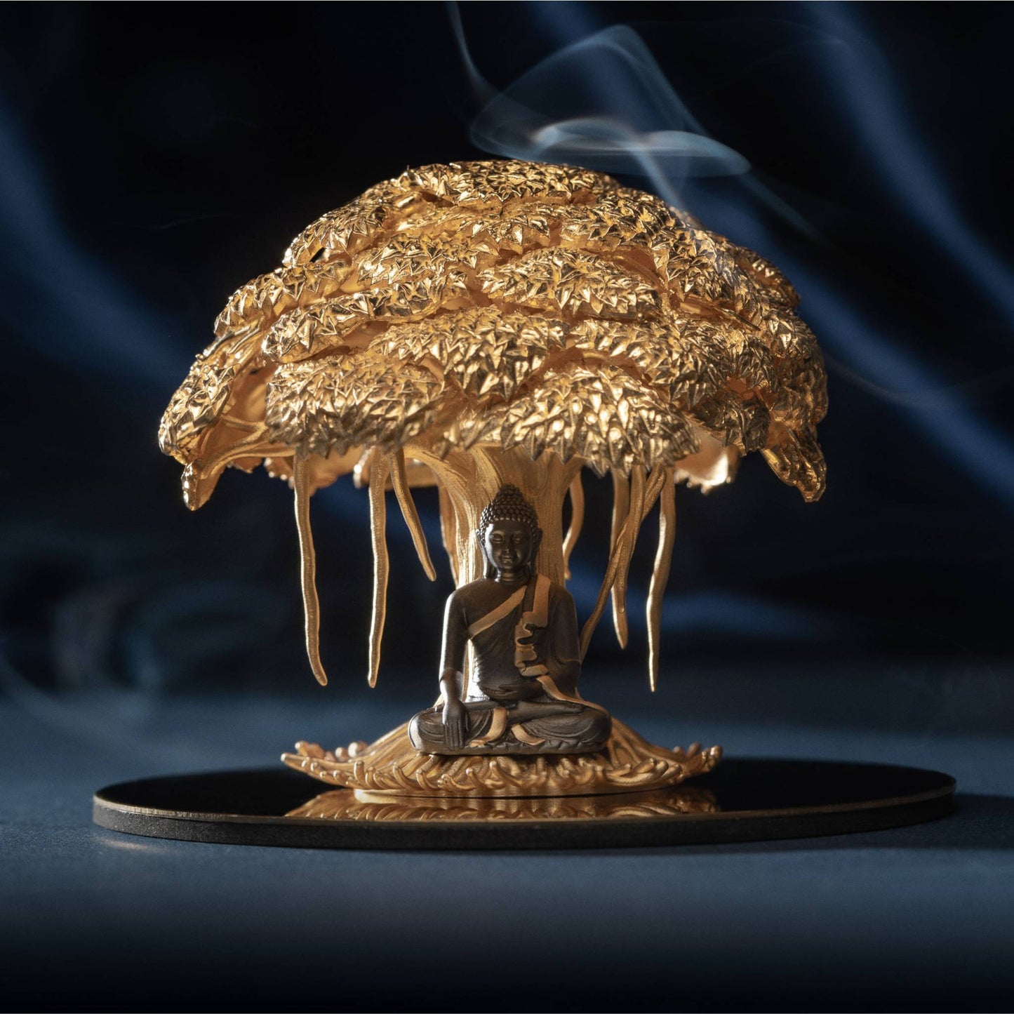 925 Silver Mixed Finish Bodhi Tree