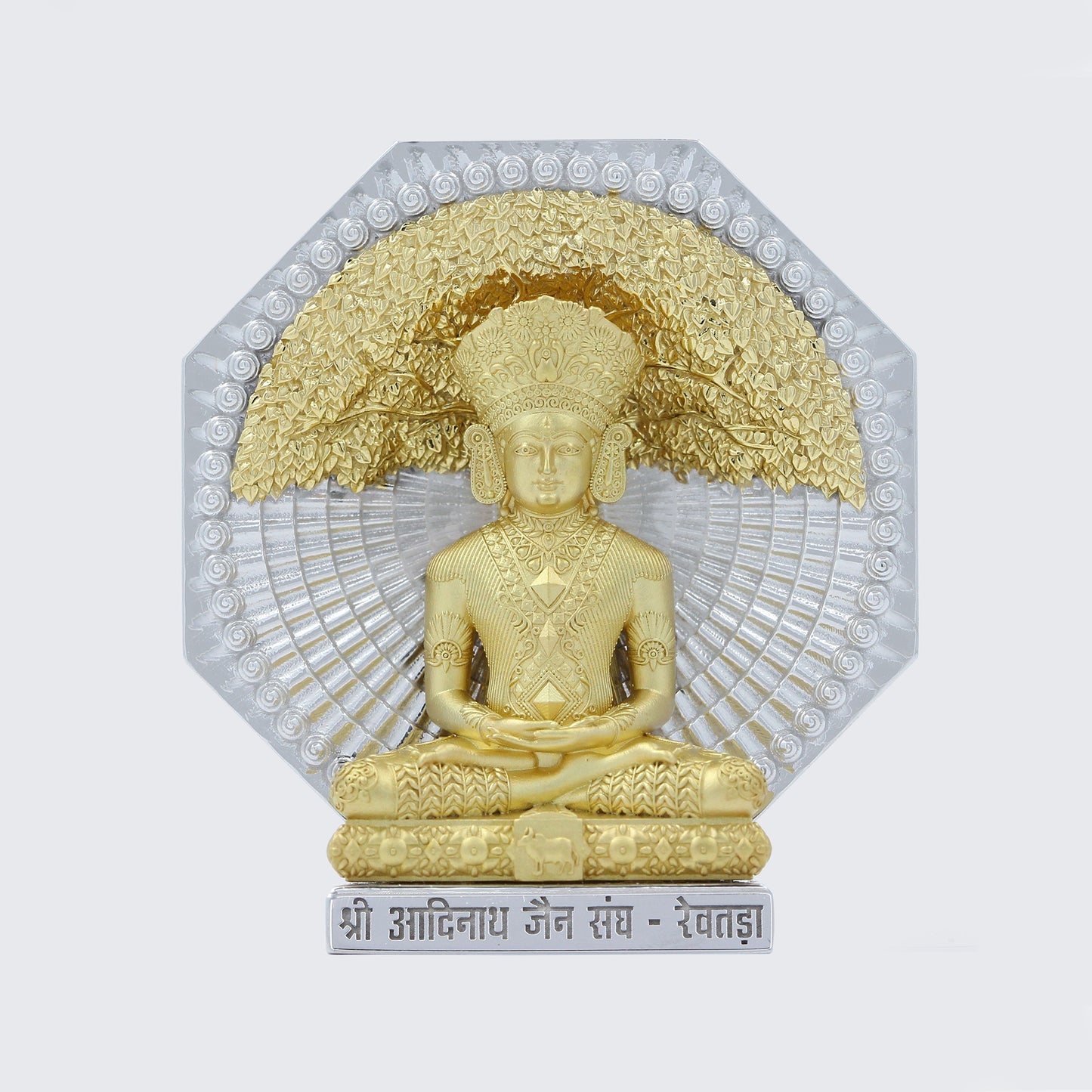 999 Silver Mixed Finish Mahavir Coin
