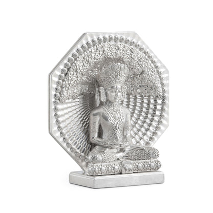999 Silver Mixed Finish Mahavir Coin