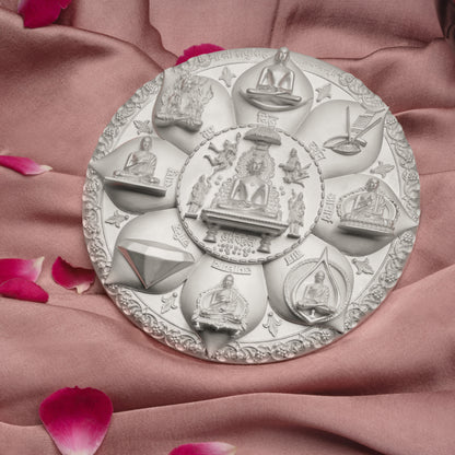 925 Silver Premium Matte Siddha Chakra No 2