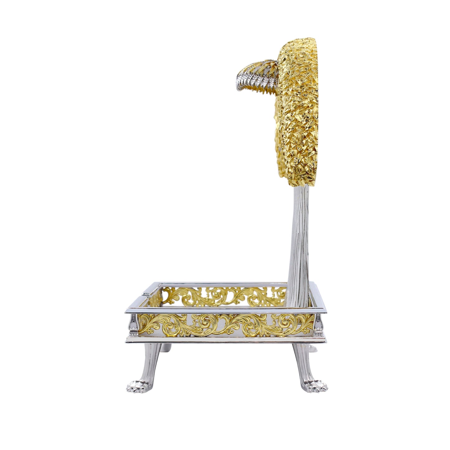 925 Silver High Polished Tree Sinhasan