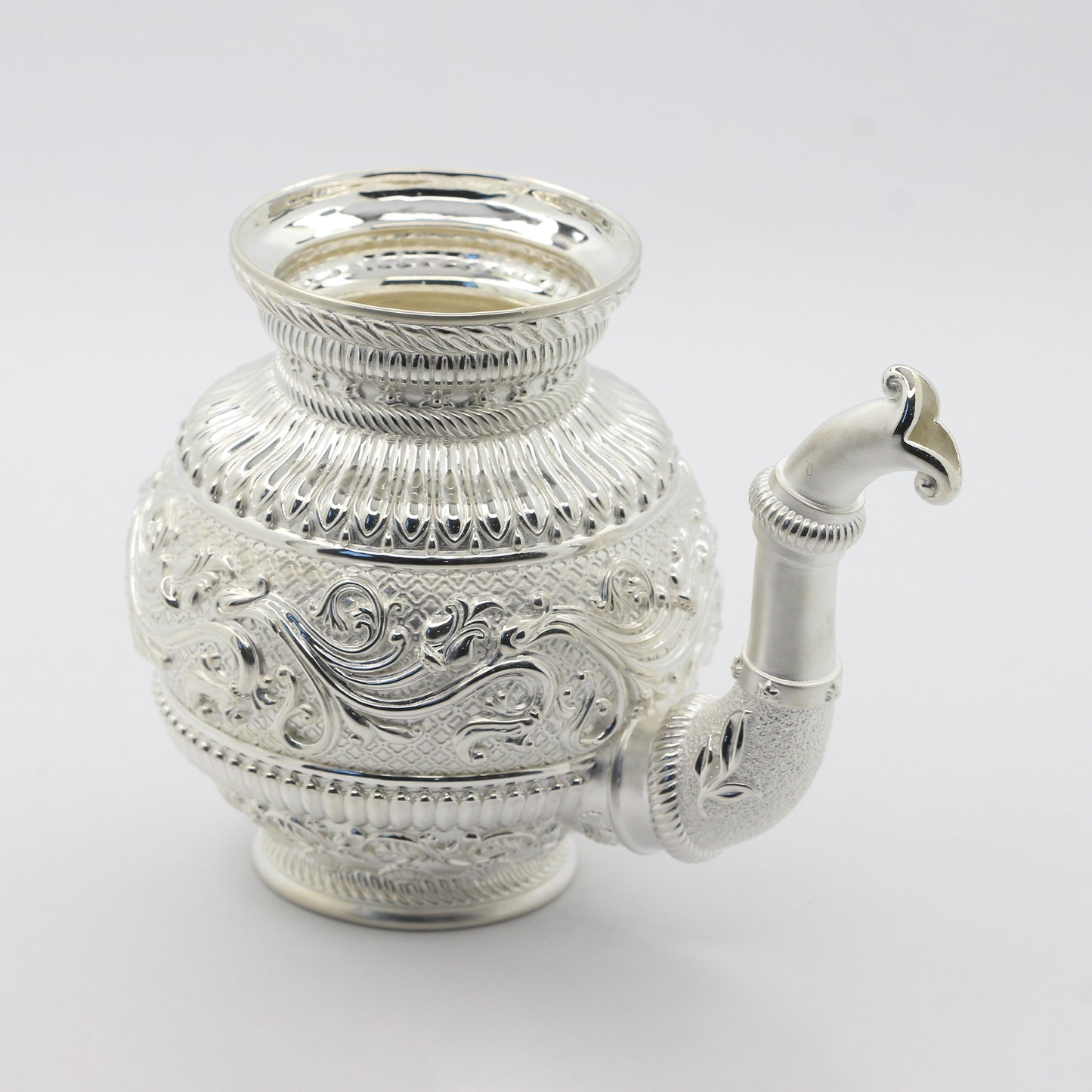 925 Silver Mixed Finish Abhishek Kalash No 3