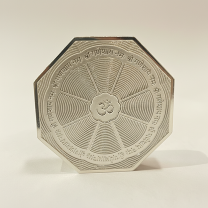 925 Silver Mixed Finish Ashtavinayak Coin