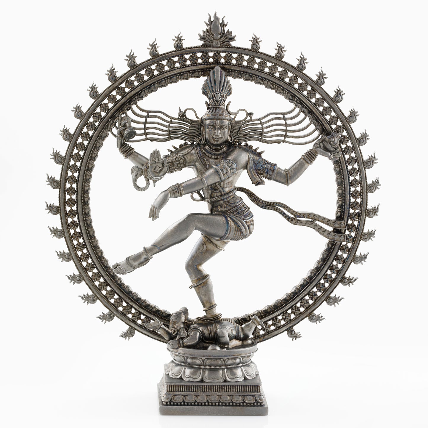 Brass Black Rhodium Nataraj Murti Design 3