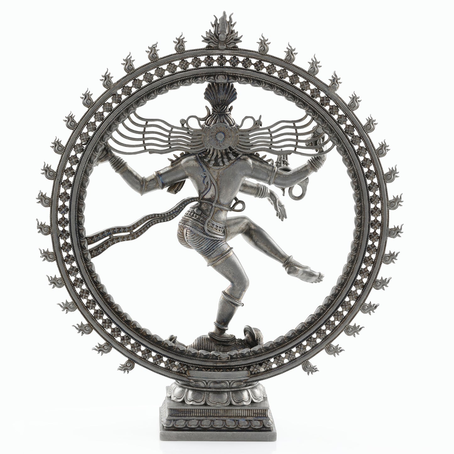 Brass Black Rhodium Nataraj Murti Design 3