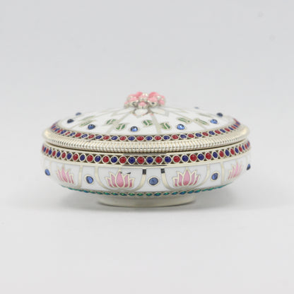 925 Silver High Polished Pichvai Dibbi