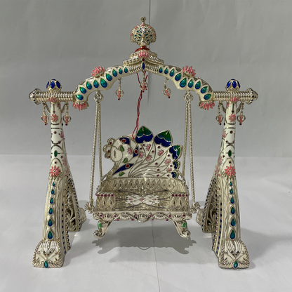 925 Silver High Polished Pichvai Jhula