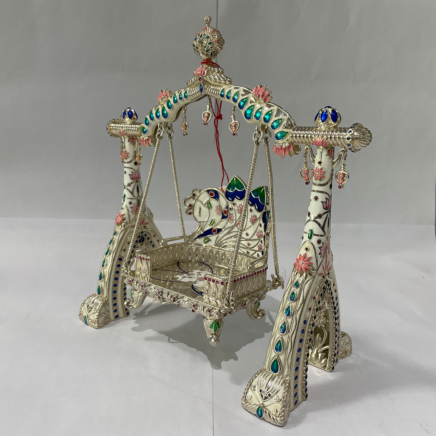 925 Silver High Polished Pichvai Jhula