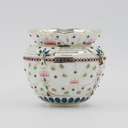 925 Silver High Polished Pichvai Kalash