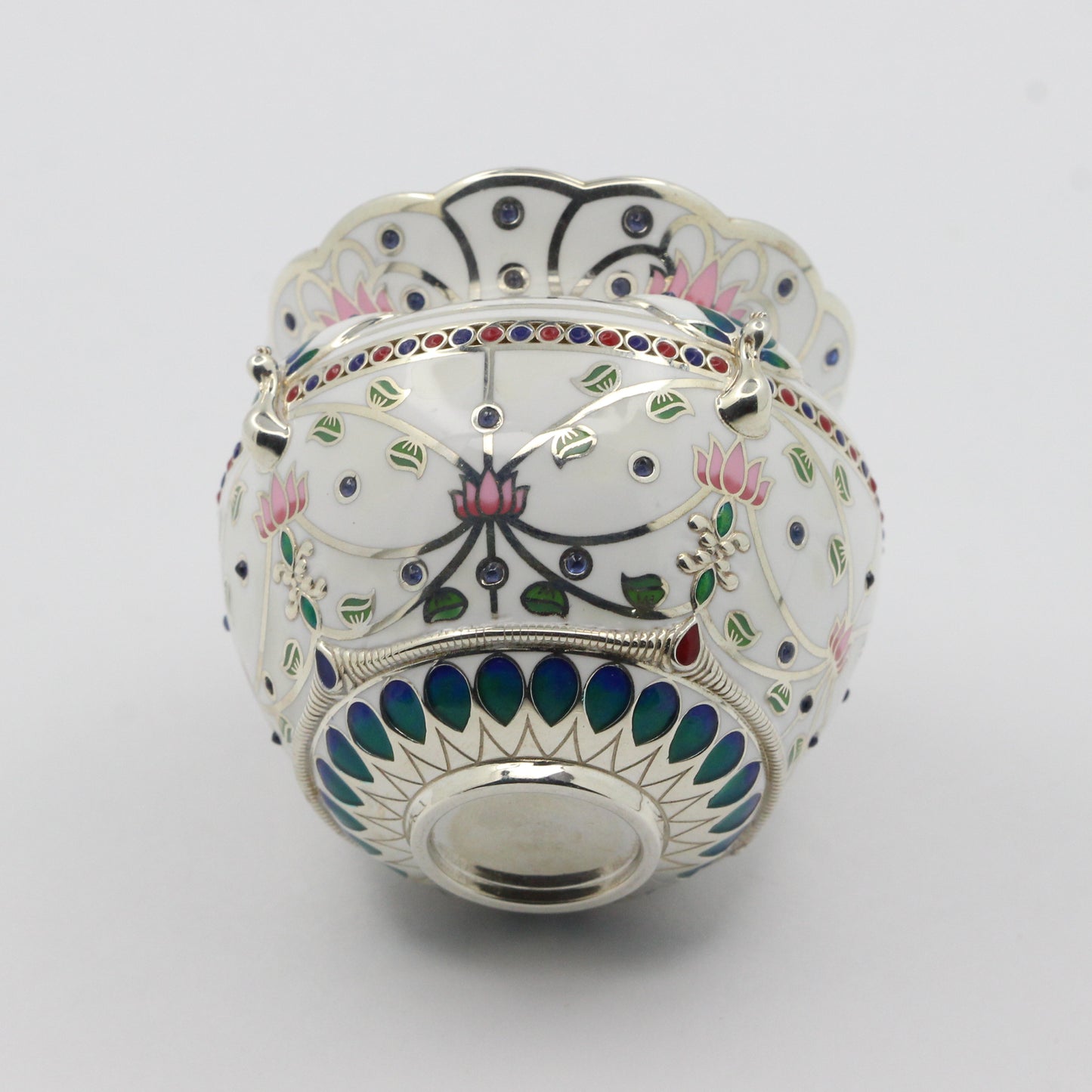 925 Silver High Polished Pichvai Kalash