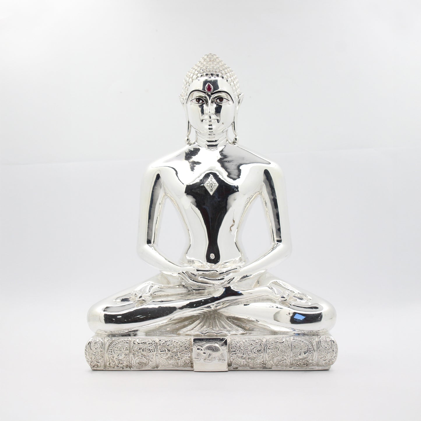 999 Silver High Polished Pratima Tirthankara