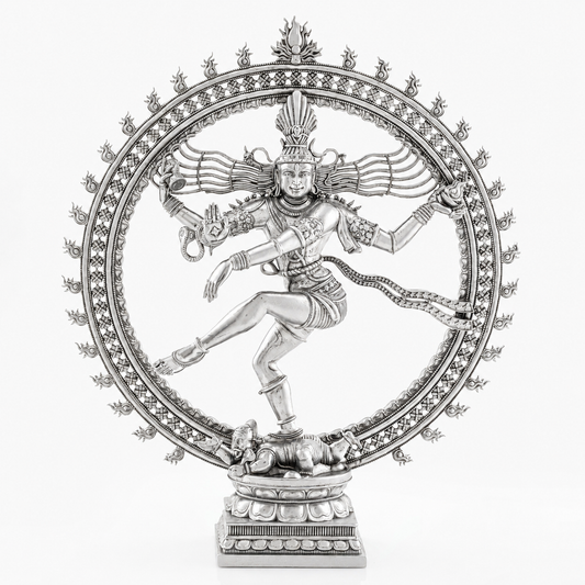 925 Silver Mixed Finish Nataraj Murti Design 3