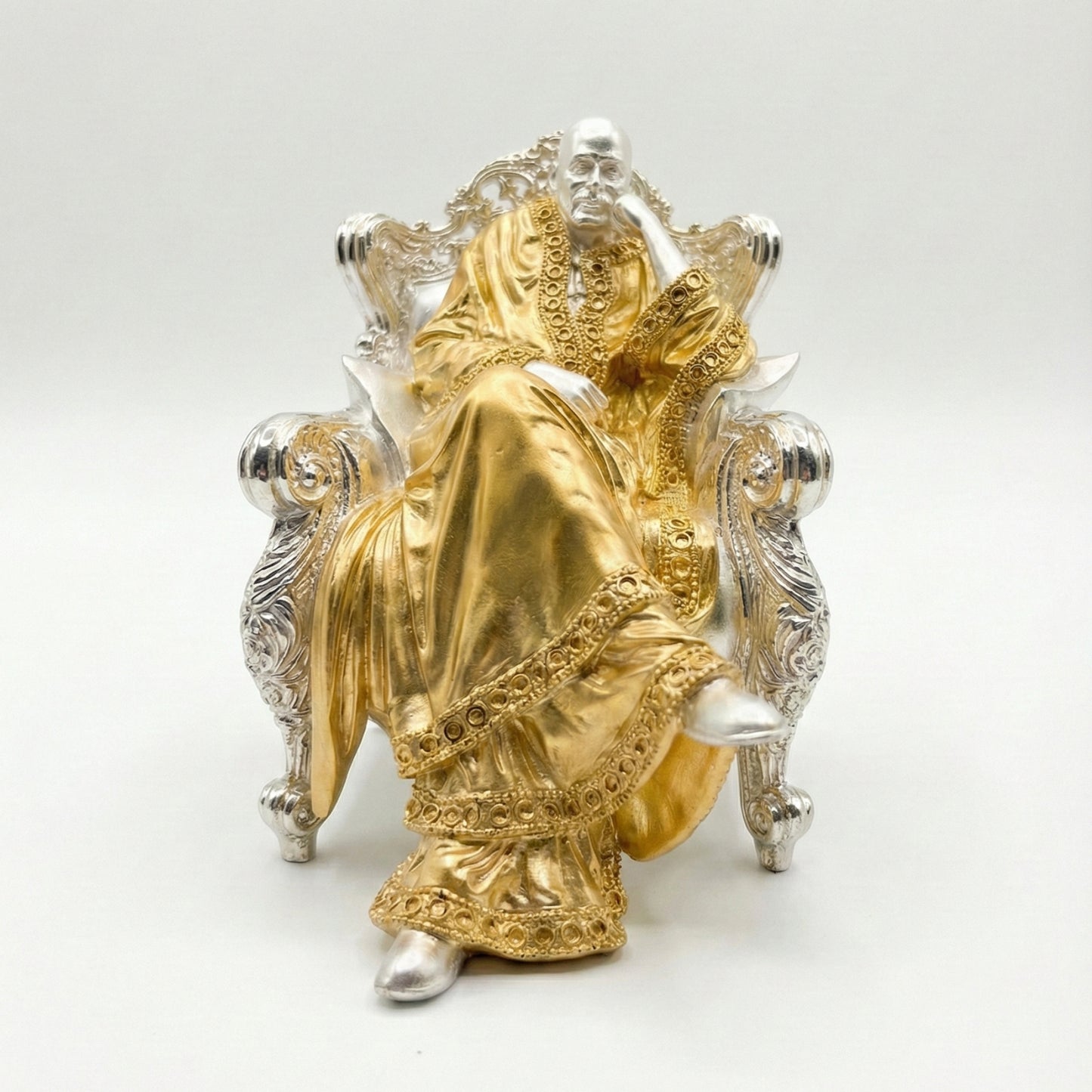 925 Silver Mixed Finish Chhatarpur Guruji