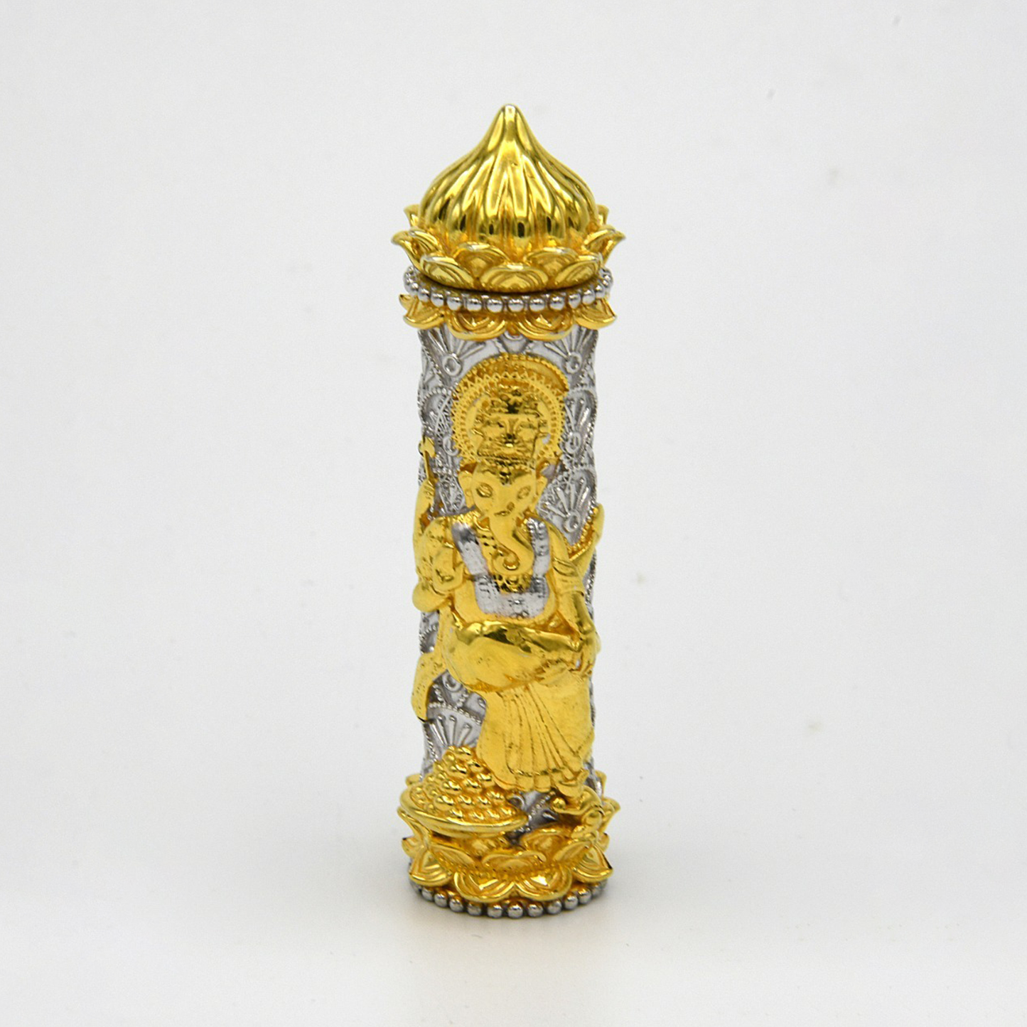 925 Silver Ganesha Two Tone Ballpoint Pen
