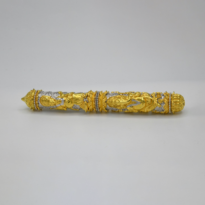 925 Silver Ganesha Two Tone Ballpoint Pen