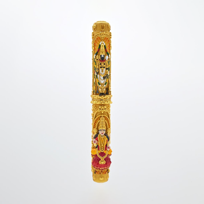 925 Silver Balaji Gold Painted Ballpoint Pen