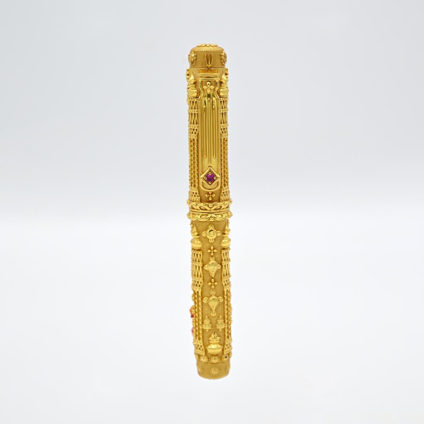 925 Silver Balaji Gold Painted Ballpoint Pen