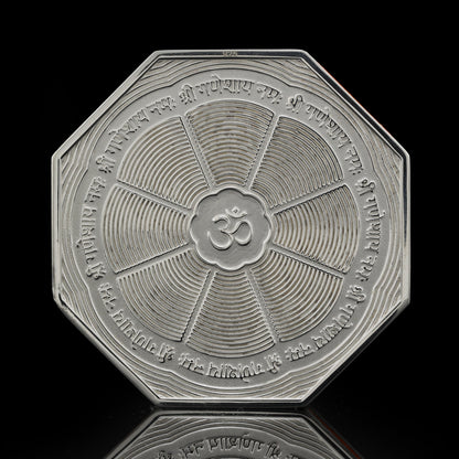925 Silver Mixed Finish Ashtavinayak Coin