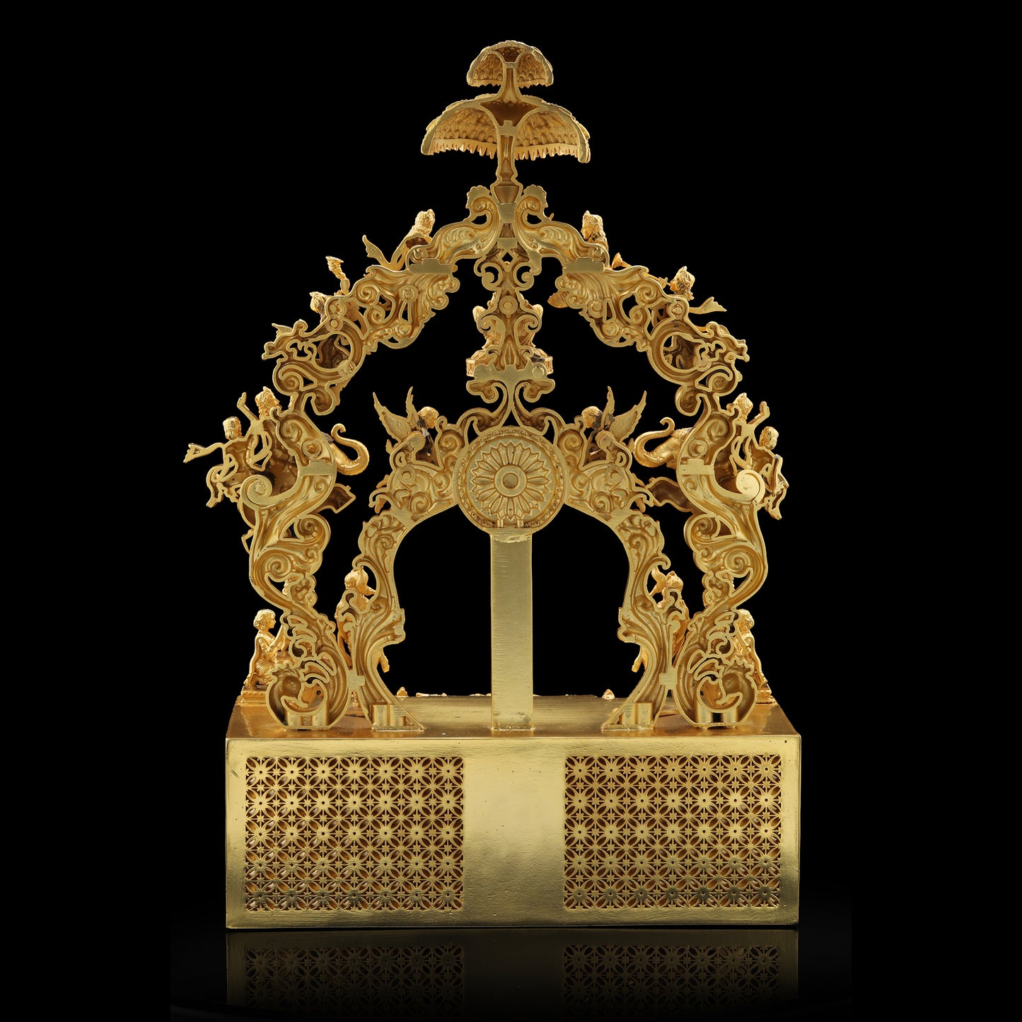 Brass High Polished Peacock Parrikar (Design No 3)