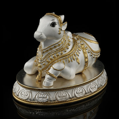 925 Silver Mixed Finish Nandi