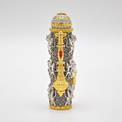 925 Silver Hanumanji Three Tone Ballpoint Pen
