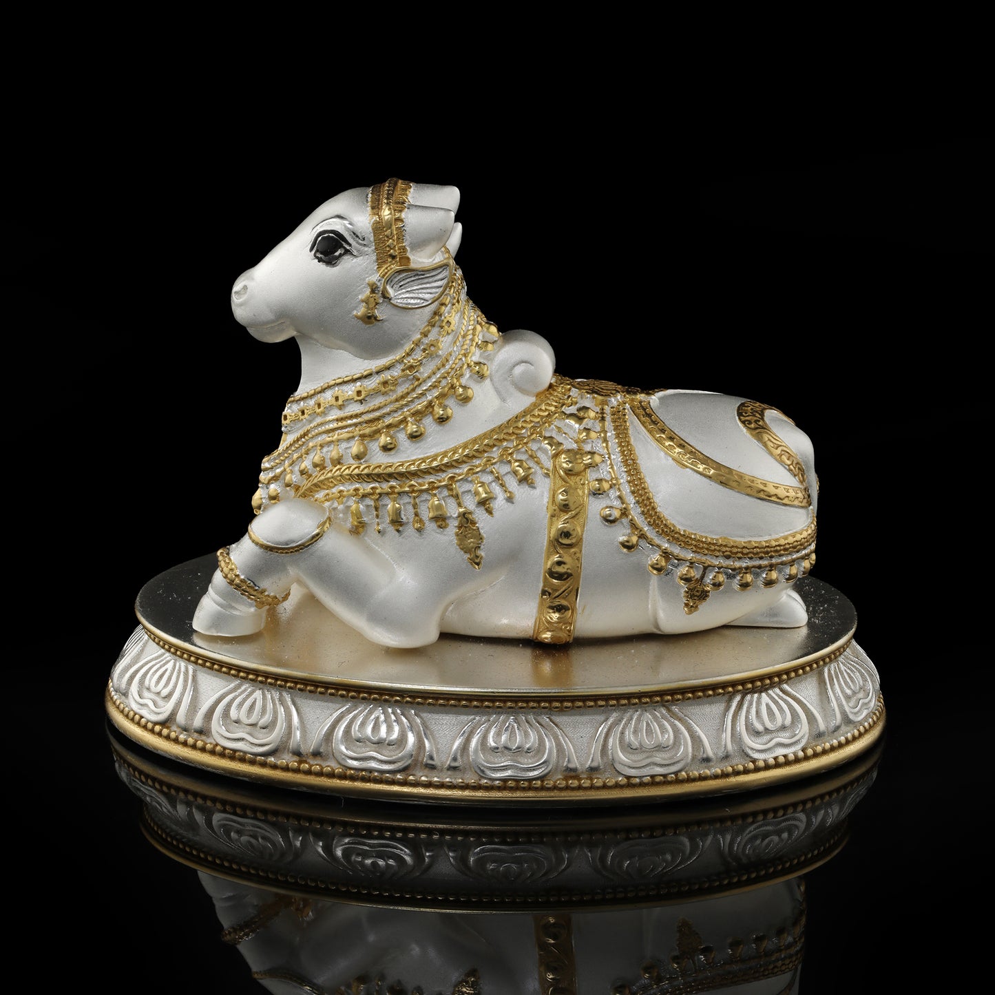 925 Silver Mixed Finish Nandi