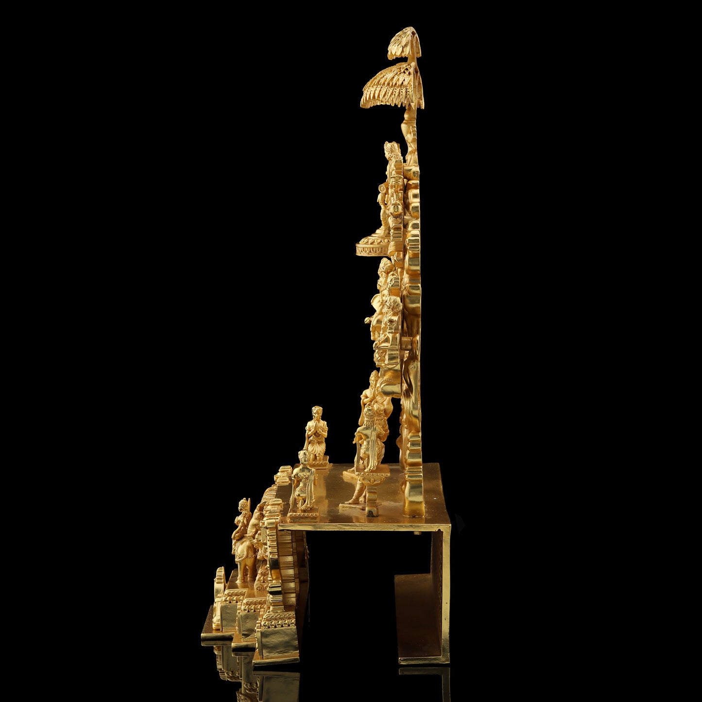 Brass High Polished Peacock Parrikar (Design No 3)