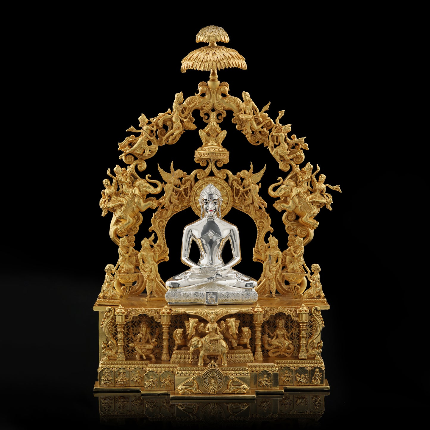 Brass High Polished Peacock Parrikar (Design No 3)