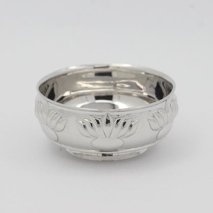 925 Silver High Polished Pooja Vati No 5