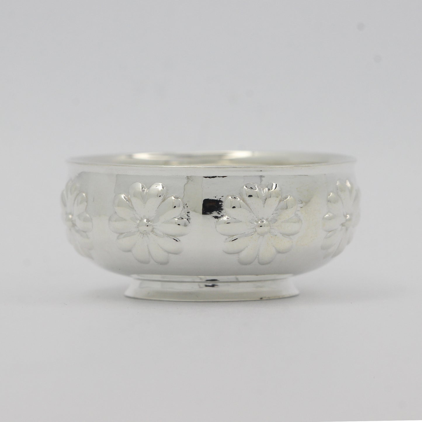 925 Silver High Polished Pooja Vati No 6