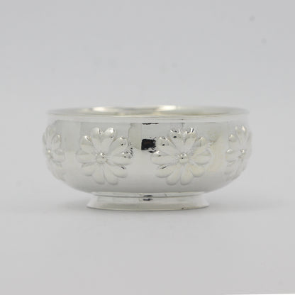 925 Silver High Polished Pooja Vati No 6