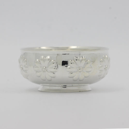 925 Silver High Polished Pooja Vati No 6