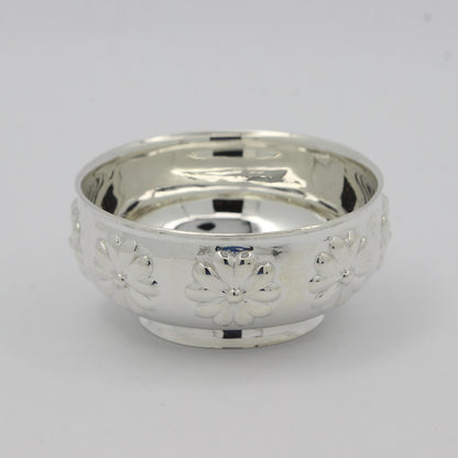 925 Silver High Polished Pooja Vati No 6