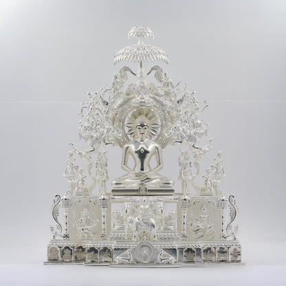 999 Silver Semi Polished Parrikar Temple