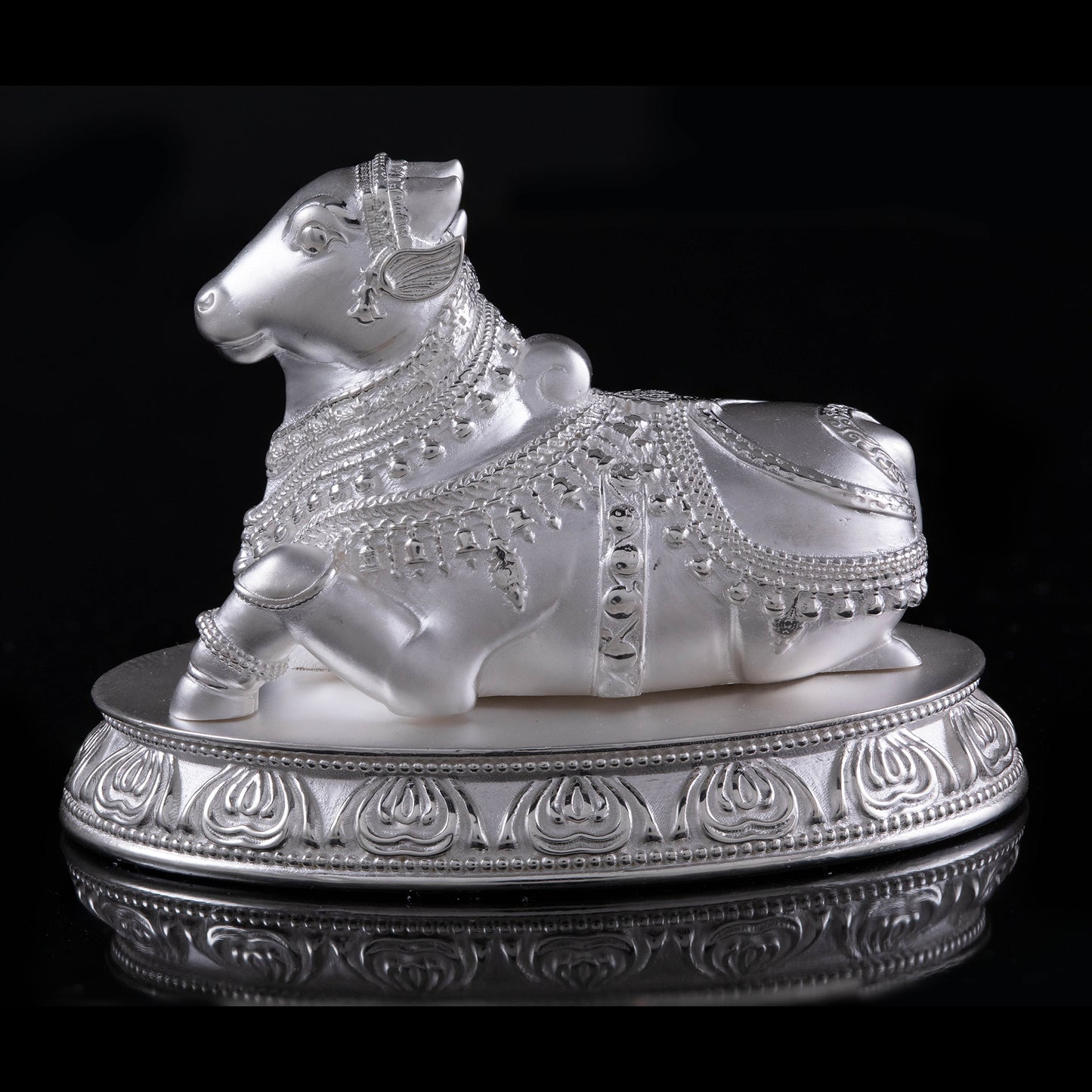 925 Silver Mixed Finish Nandi