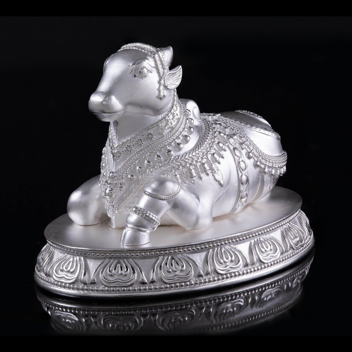 925 Silver Mixed Finish Nandi