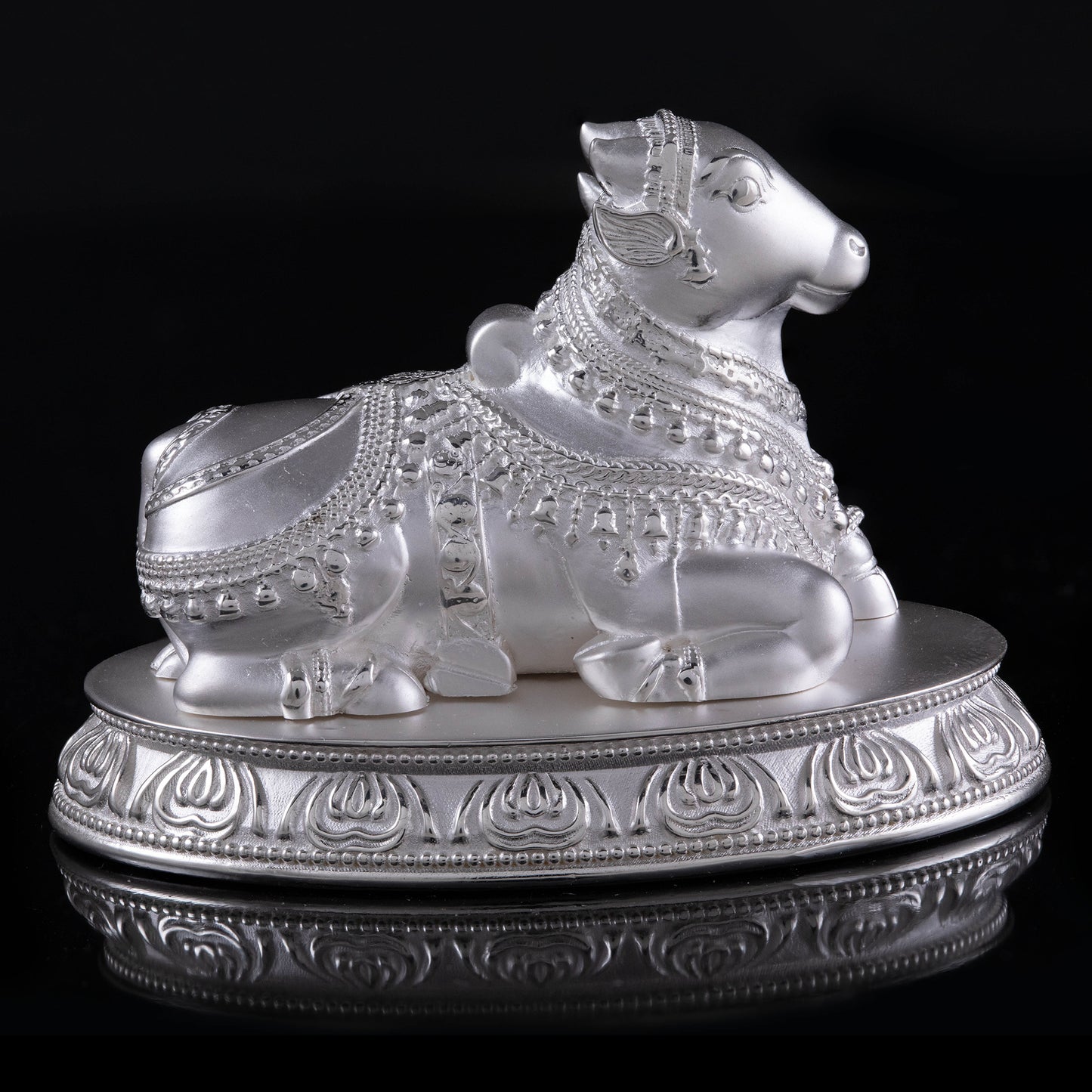 925 Silver Mixed Finish Nandi