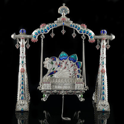 925 Silver High Polished Pichvai Jhula