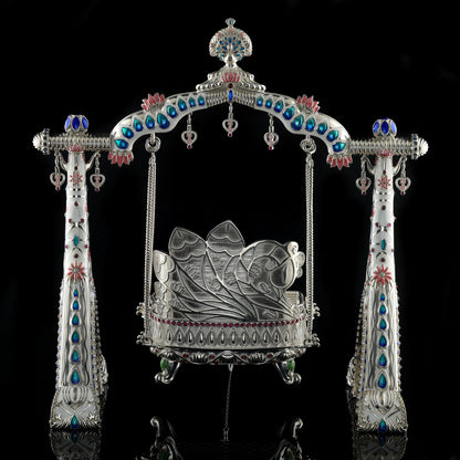 925 Silver High Polished Pichvai Jhula