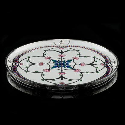 925 Silver High Polished Pichvai Thali