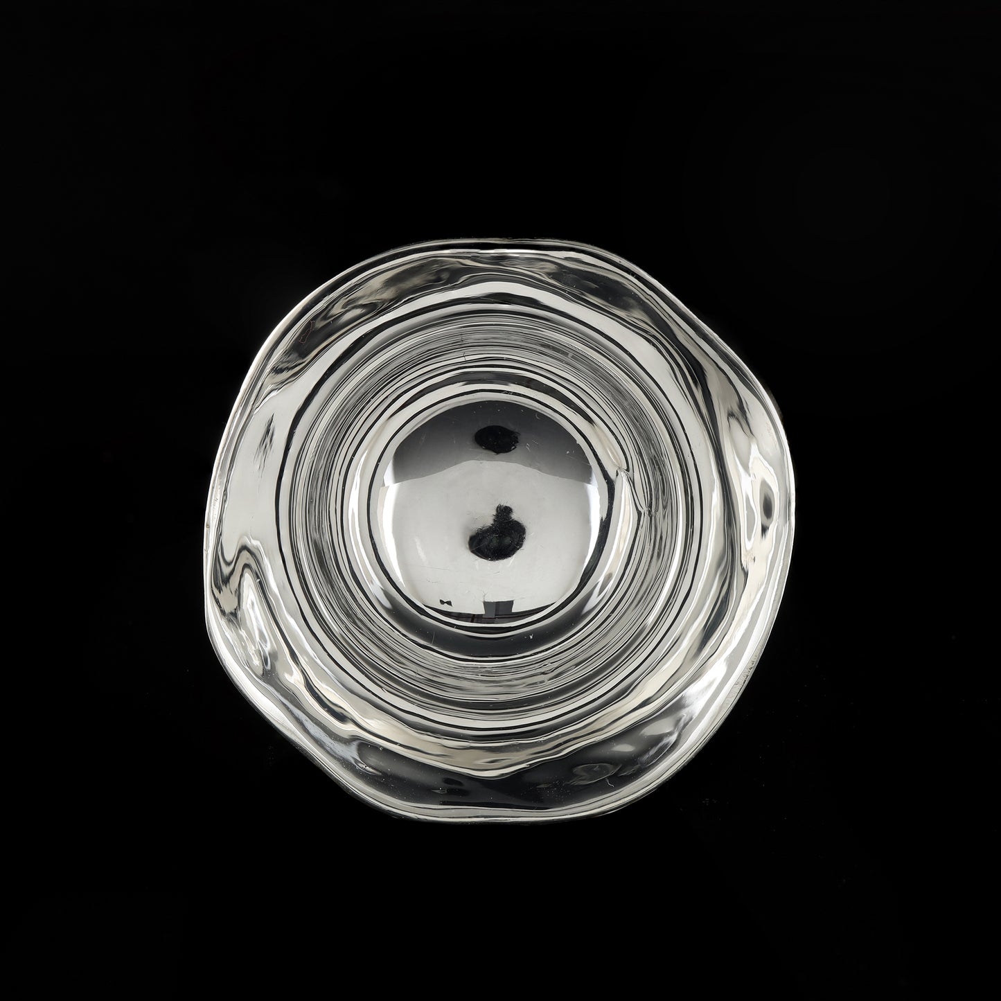 925 Silver Mixed Finish Pink Floral Diya Stand