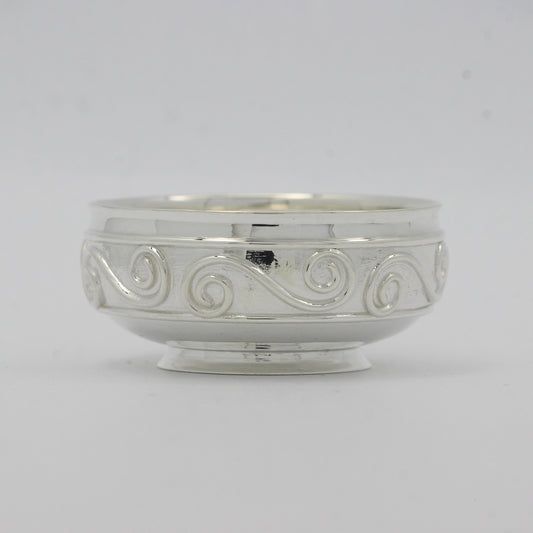 925 Silver High Polished Pooja Vati No 4